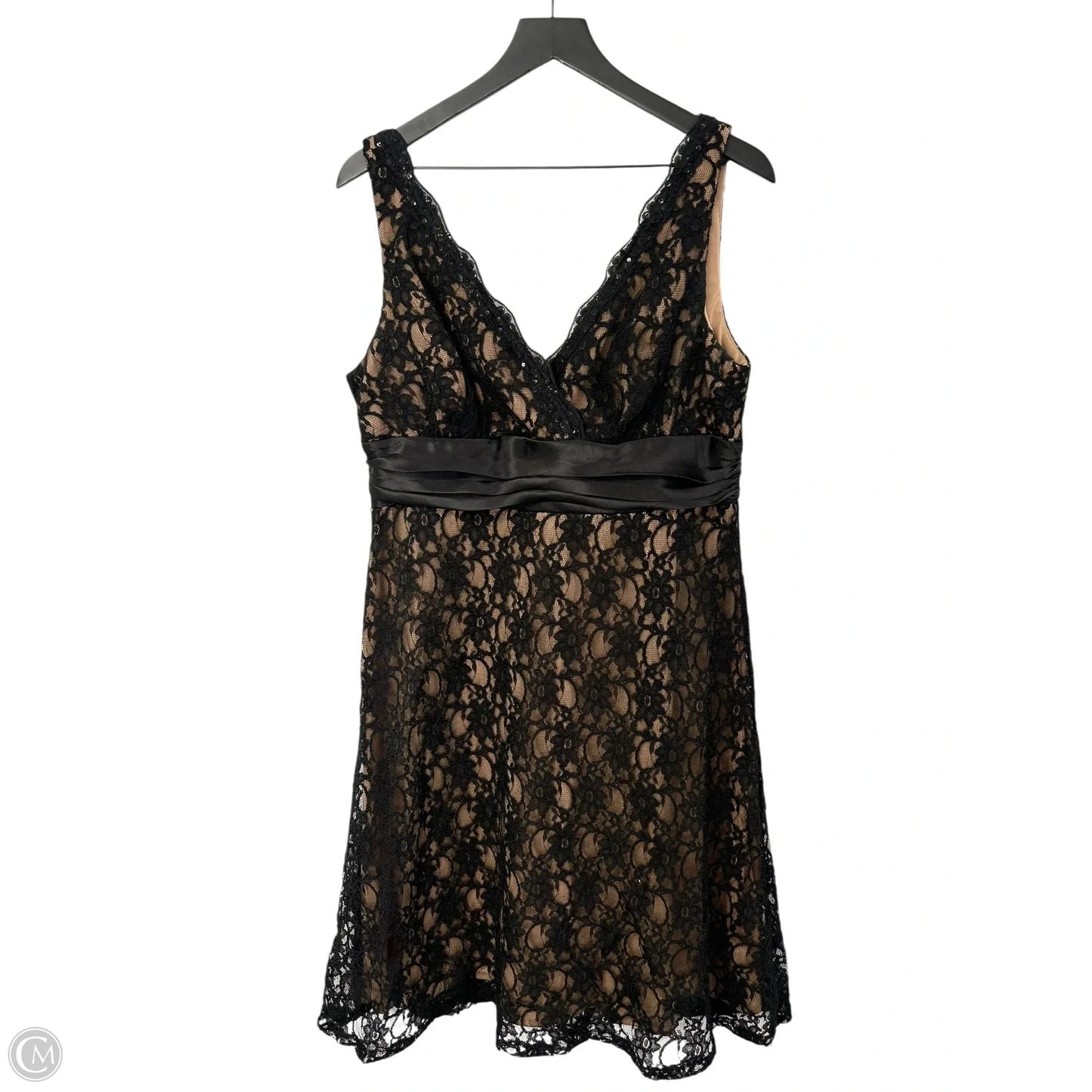 Dress Casual Short By Sl Fashions In Black, Size: 14