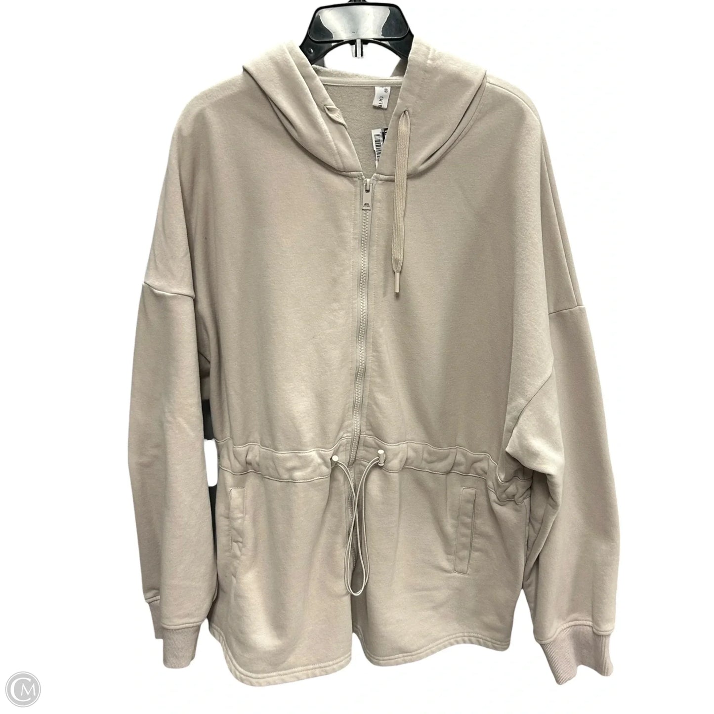 Sweatshirt Hoodie By Clothes Mentor In Grey, Size: Xxl