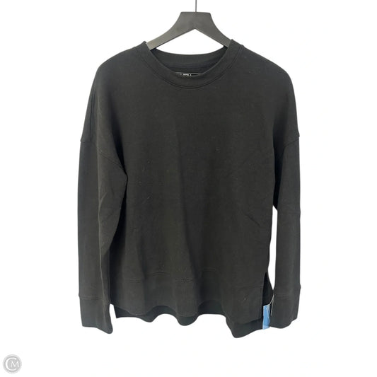 Sweatshirt Crewneck By Time And Tru In Black, Size: L