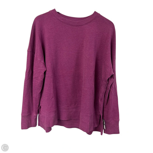 Sweatshirt Crewneck By Time And Tru In Purple, Size: L