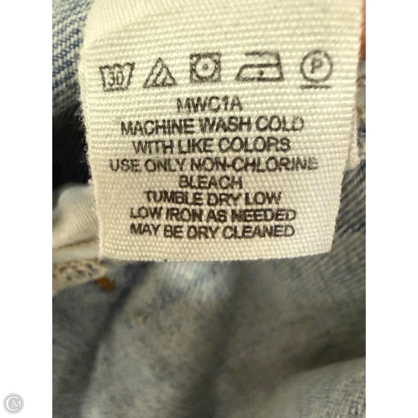 Jacket Denim By Free People In Blue Denim, Size: M