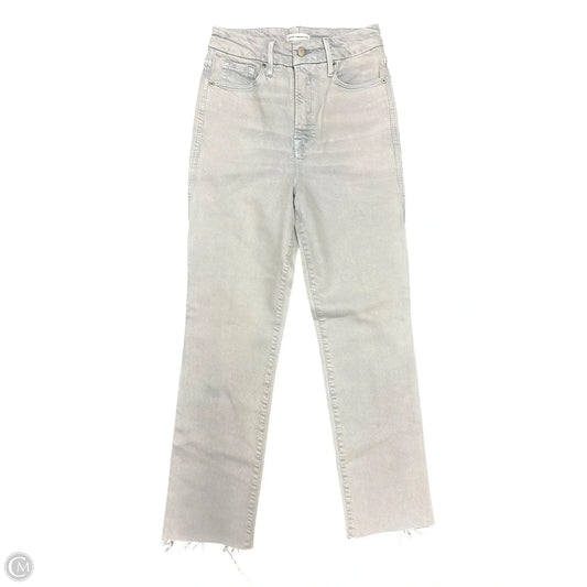 Jeans Straight By Good American In Blue Denim, Size: 4