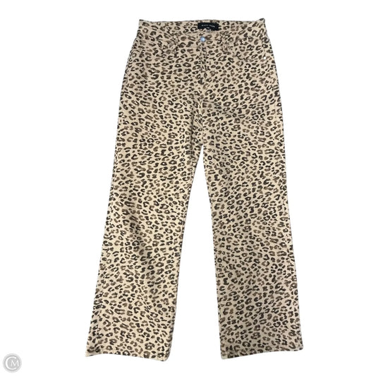 Jeans Straight By Risen In Leopard Print, Size: 2