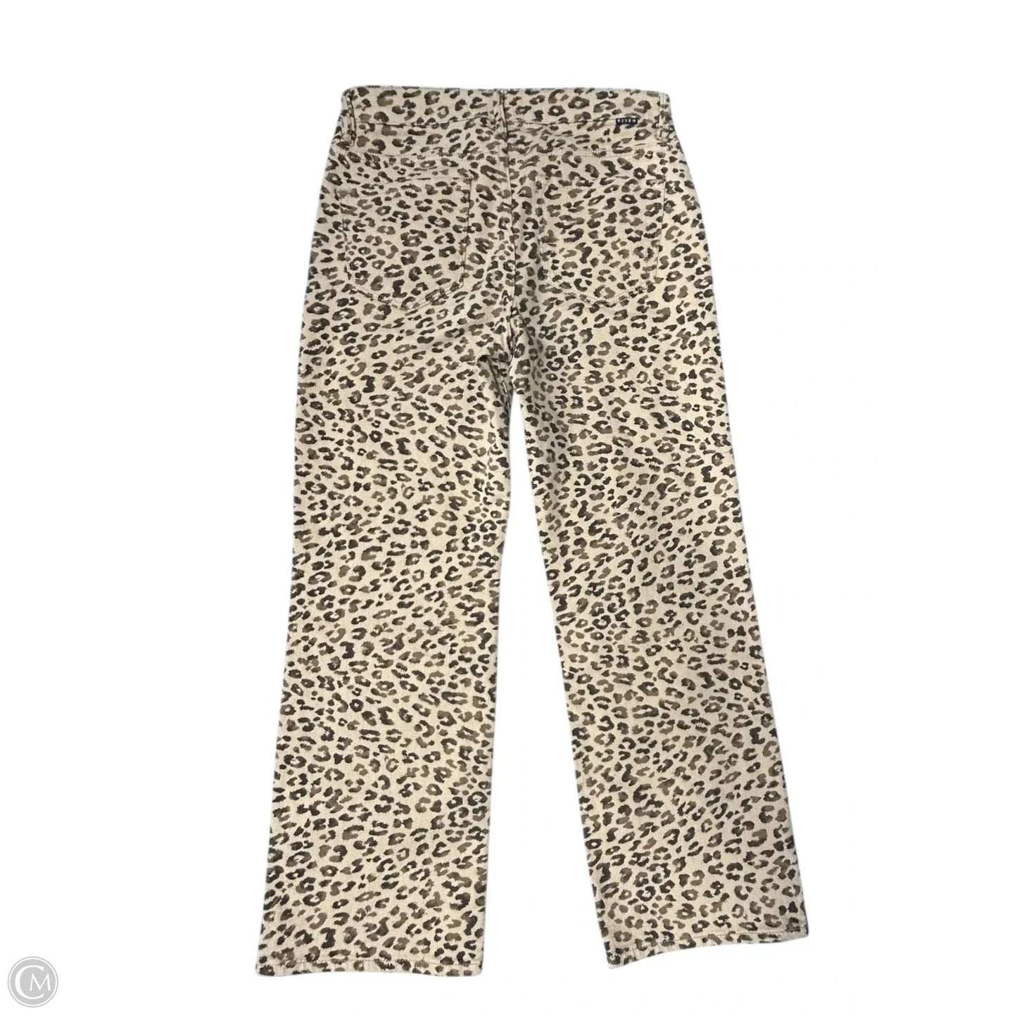 Jeans Straight By Risen In Leopard Print, Size: 2