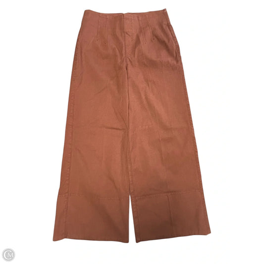 Jeans Cropped By Spanx In Brown Denim, Size: M