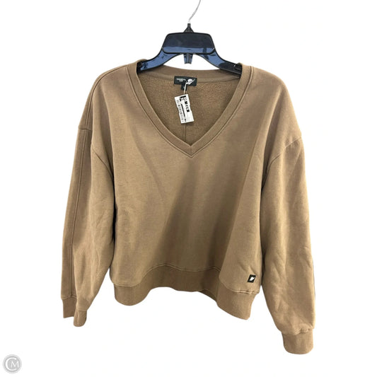 Sweatshirt Crewneck By Cmc In Brown, Size: L