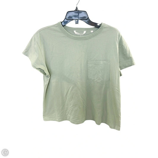 Top Short Sleeve By Cmb In Green, Size: M
