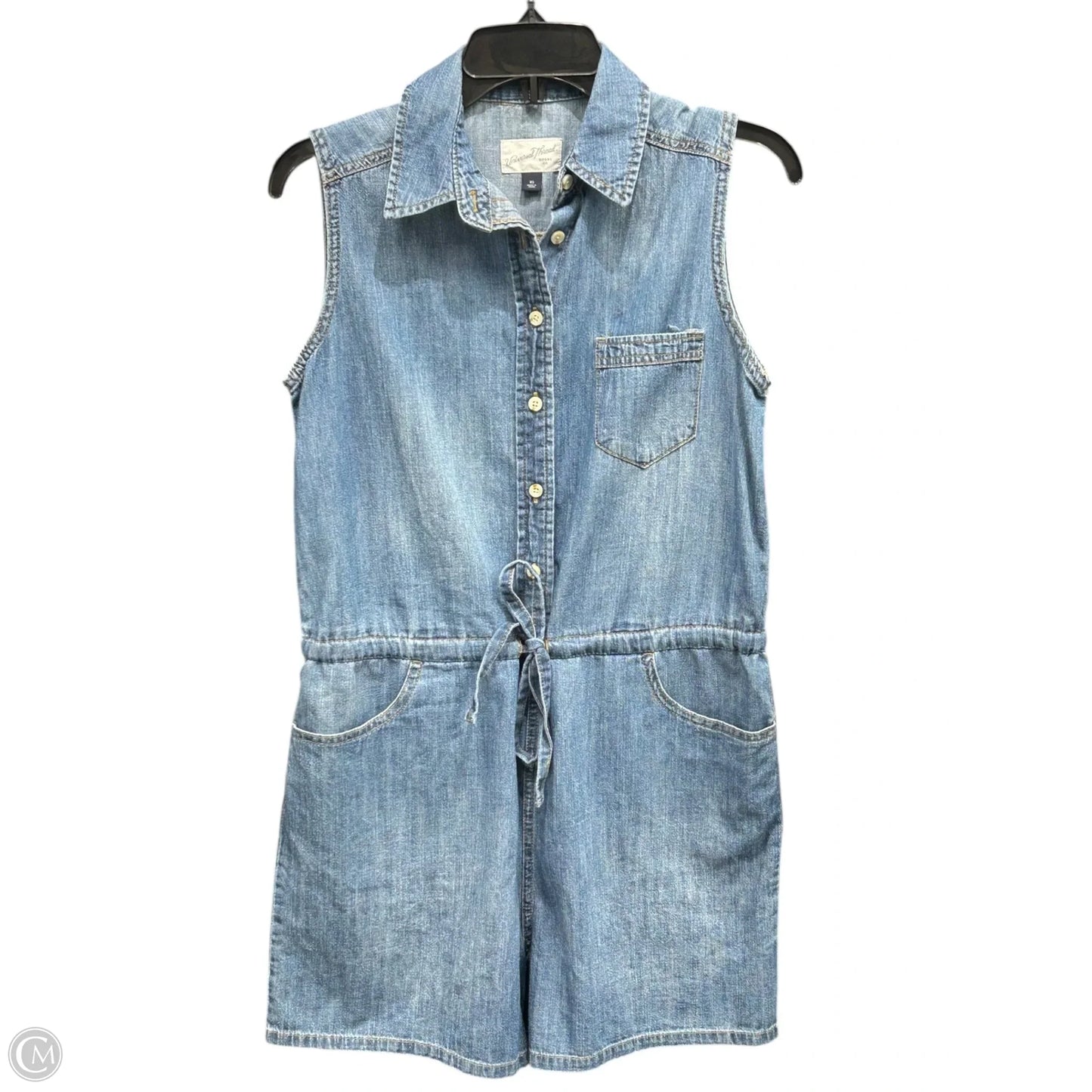 Romper By Universal Thread In Blue, Size: Xs