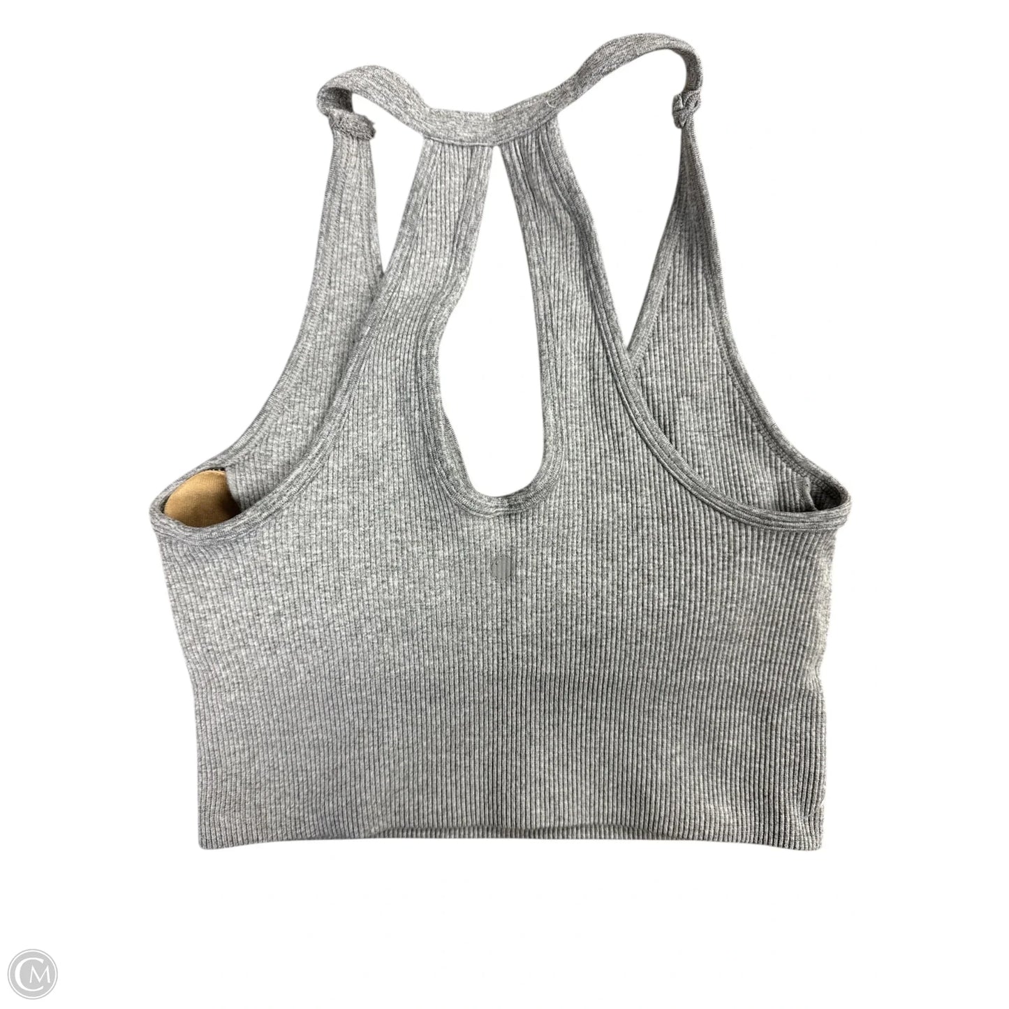 Athletic Bra By Yogalicious In Grey, Size: M