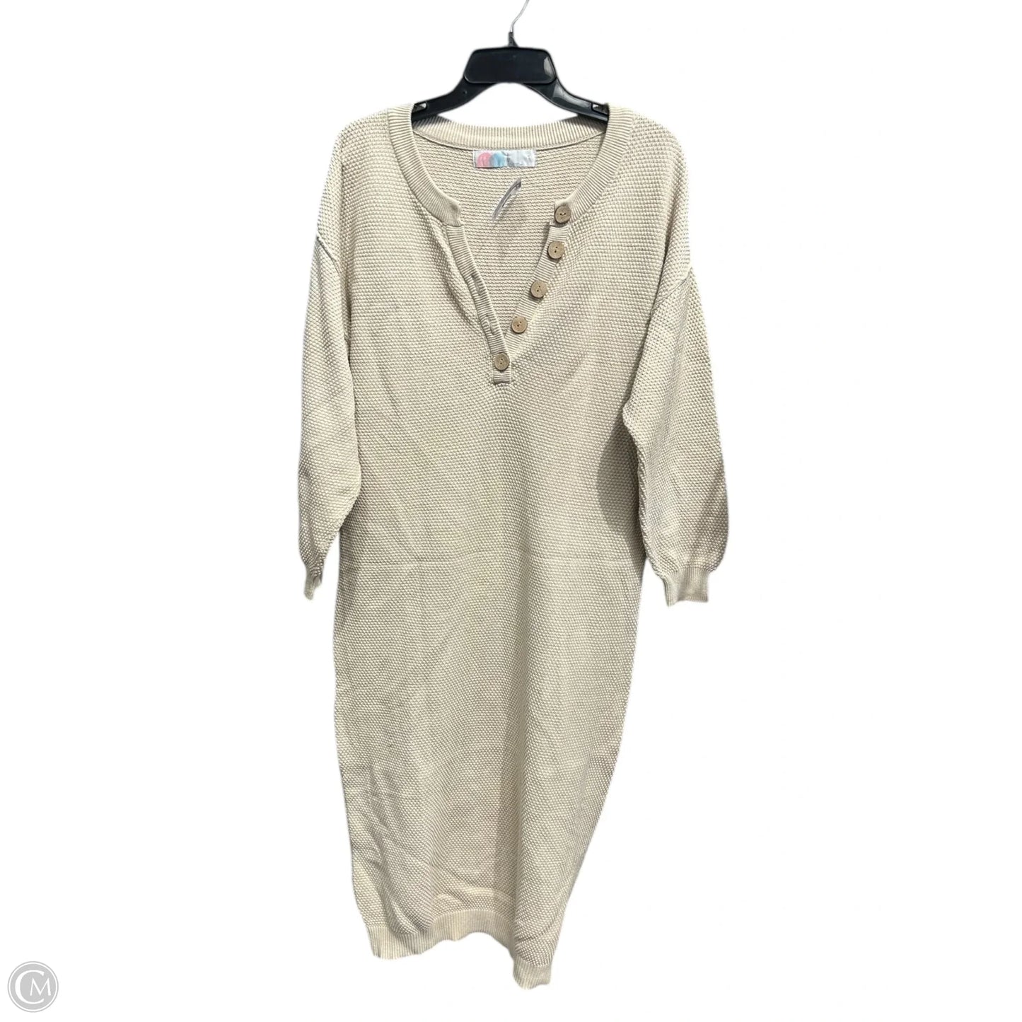 Dress Sweater By Free People In Beige, Size: Xs