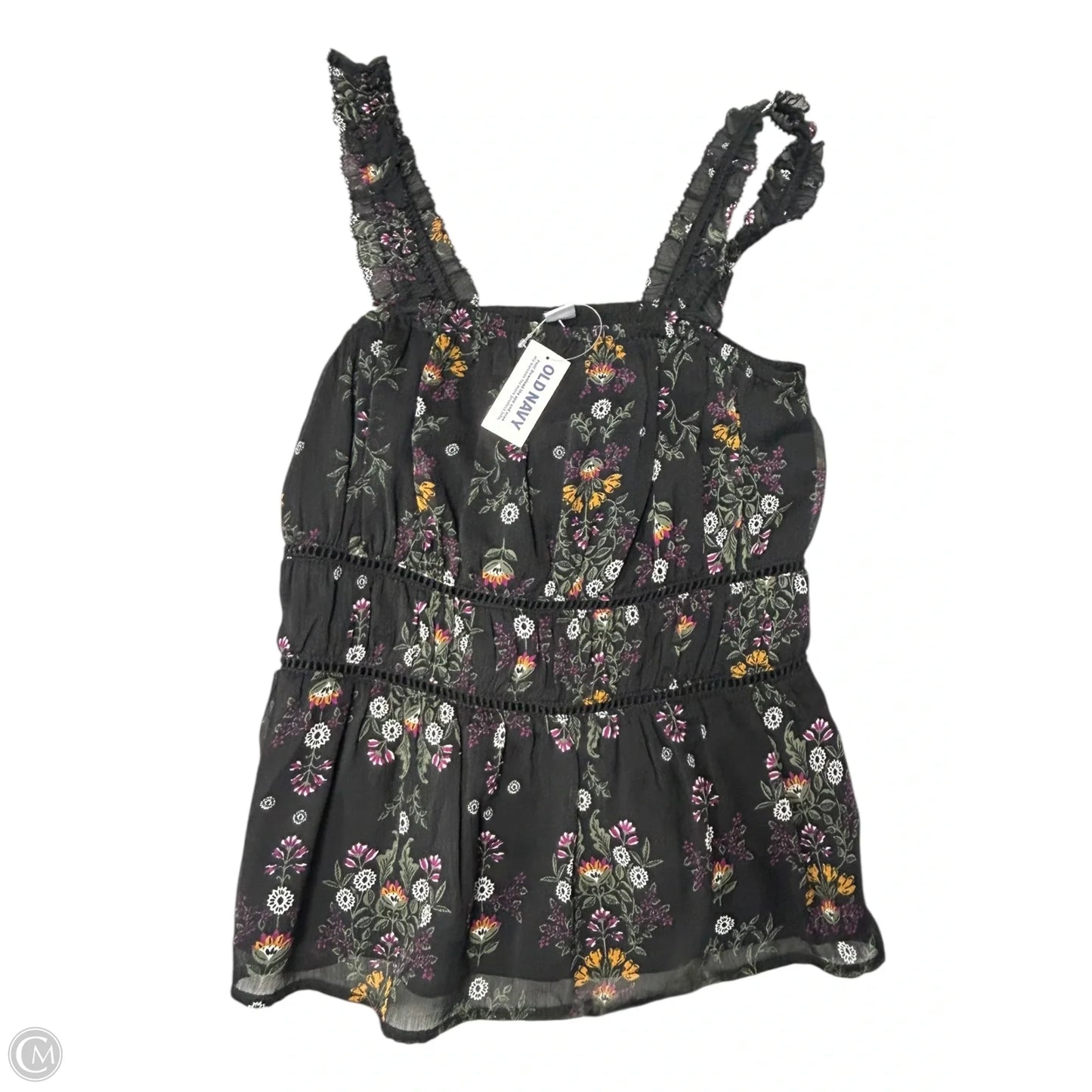 Top Sleeveless By Old Navy In Floral Print, Size: S