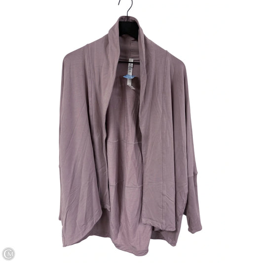 Sweater Cardigan By Lululemon In Mauve, Size: 8