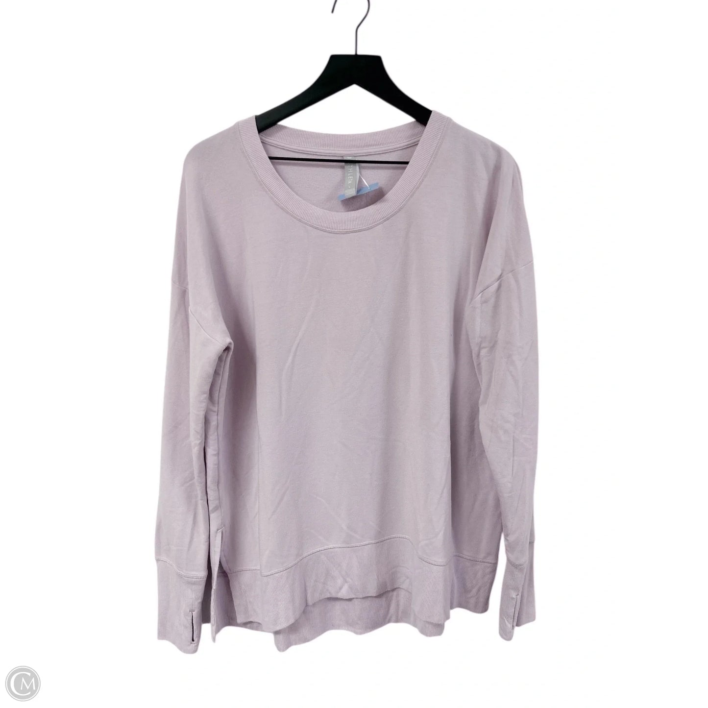 Athletic Sweatshirt Crewneck By Athleta In Pink, Size: L