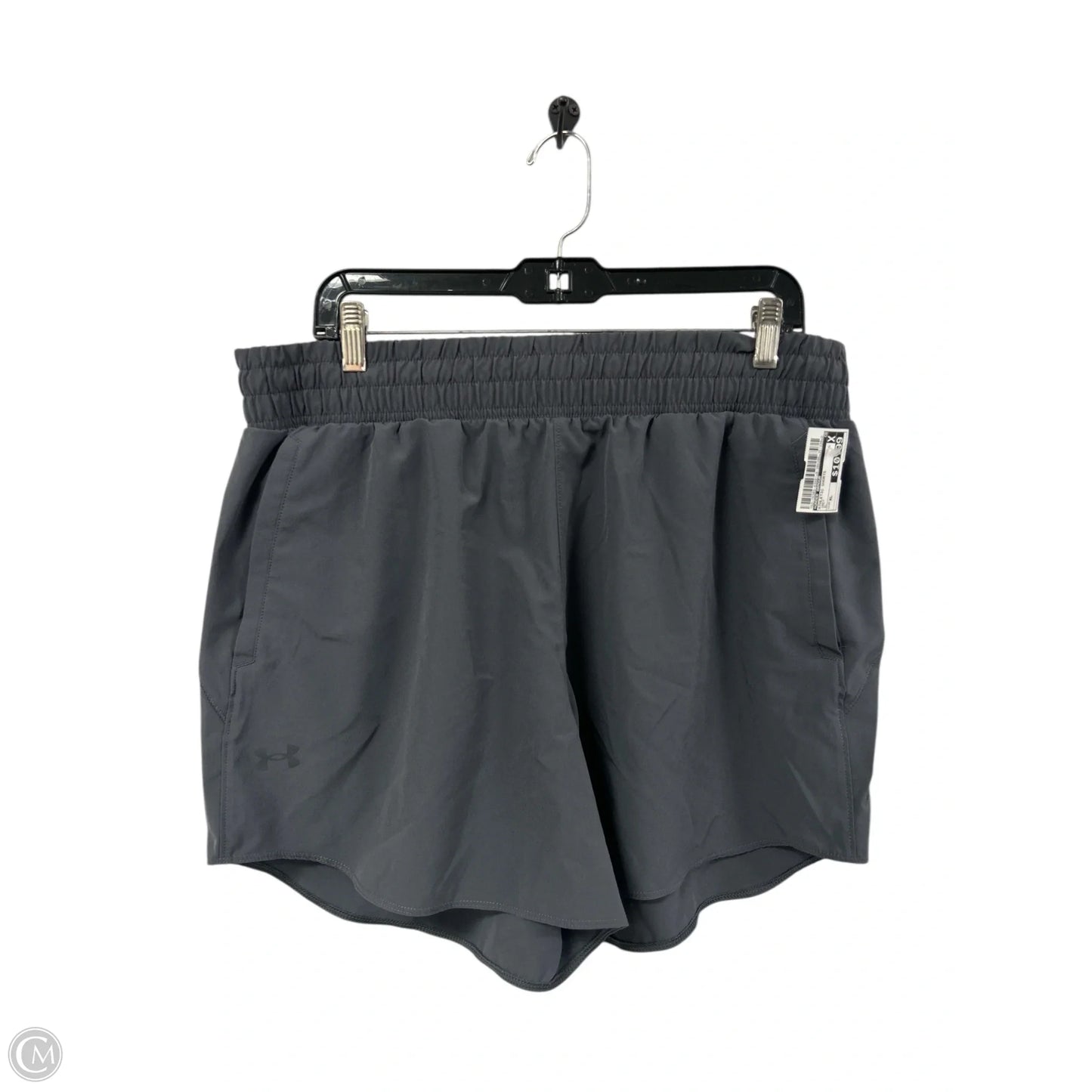 Athletic Shorts By Under Armour In Grey, Size: Xl
