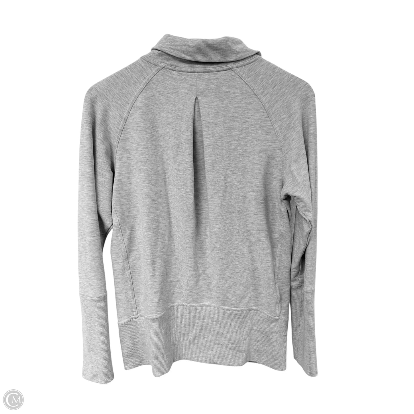 Athletic Sweatshirt Collar By Lululemon In Grey, Size: 6