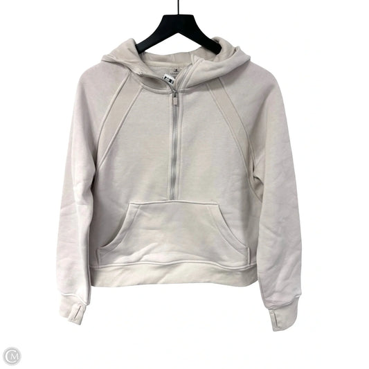 Sweatshirt Hoodie By Danskin In Tan, Size: M