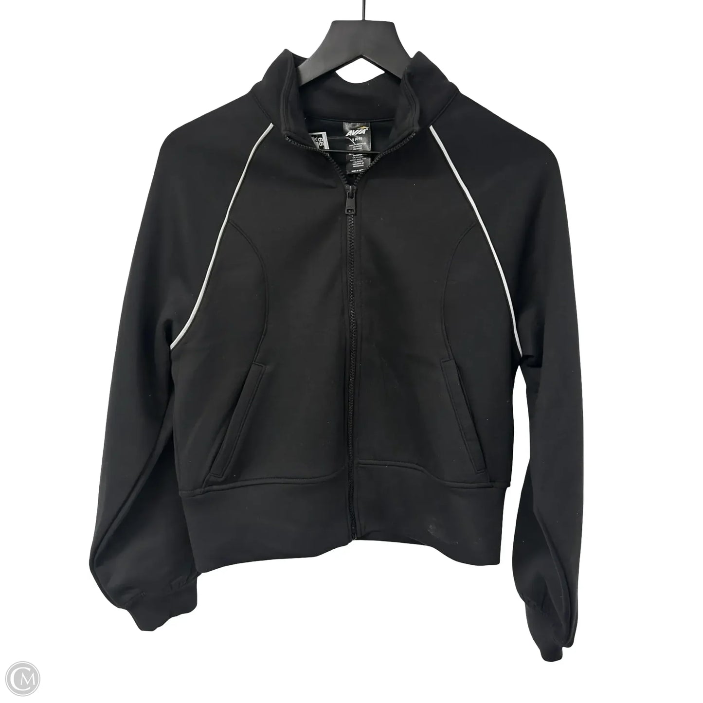 Sweatshirt Collar By Avia In Black, Size: S