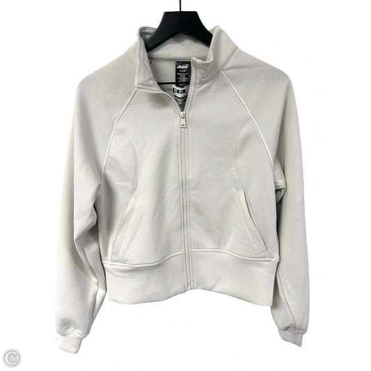 Sweatshirt Collar By Avia In Tan, Size: S