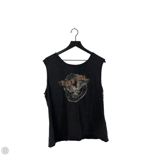 Top Sleeveless By Idyllwind In Grey, Size: Xl