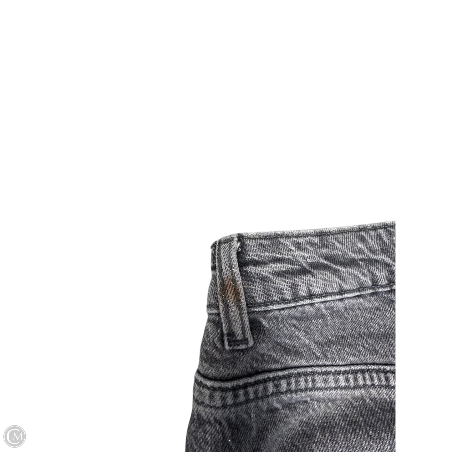 Jeans Straight By Zara In Grey Denim, Size: 8