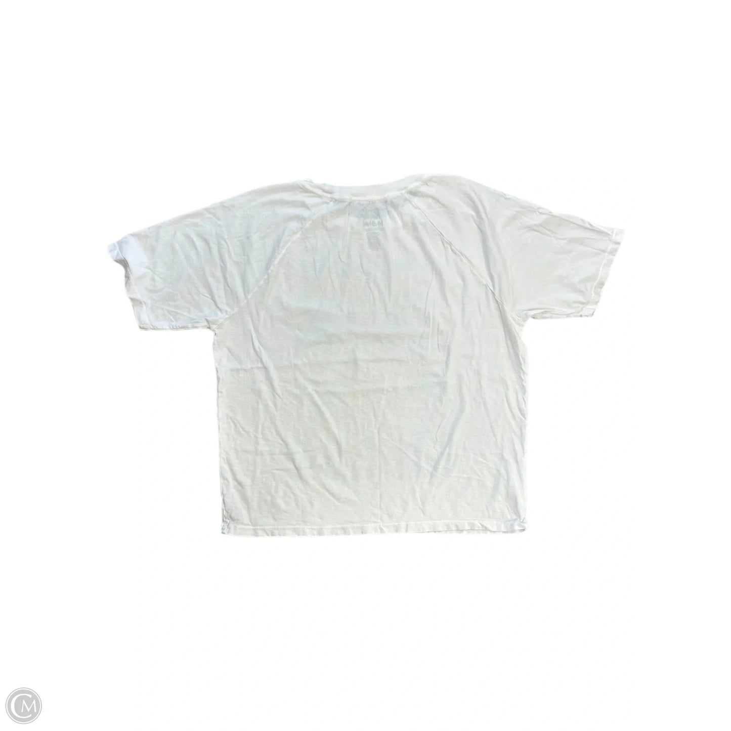 Top Short Sleeve By Cmc In White, Size: Osfm