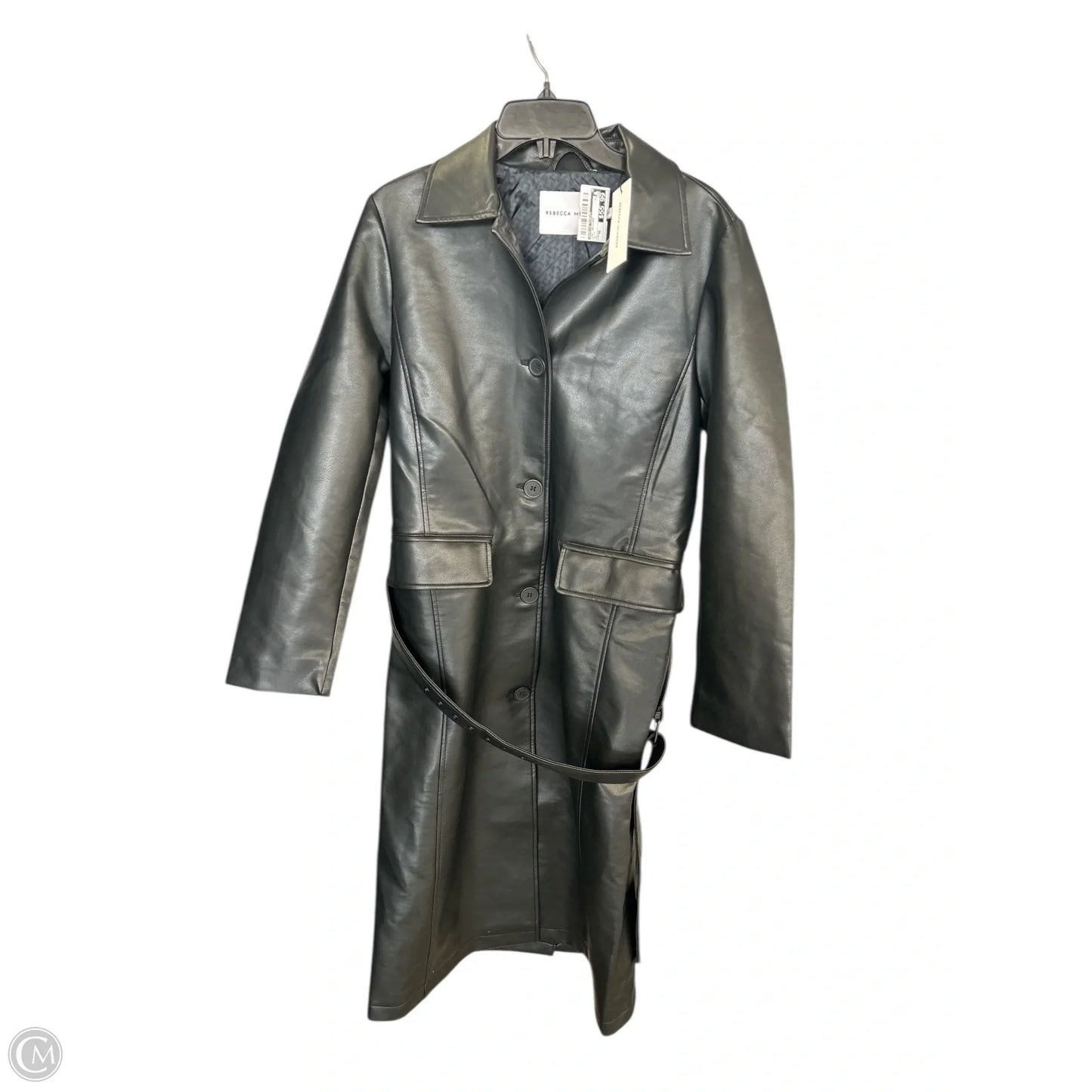 Coat Designer By Rebecca Minkoff In Black, Size: Xs