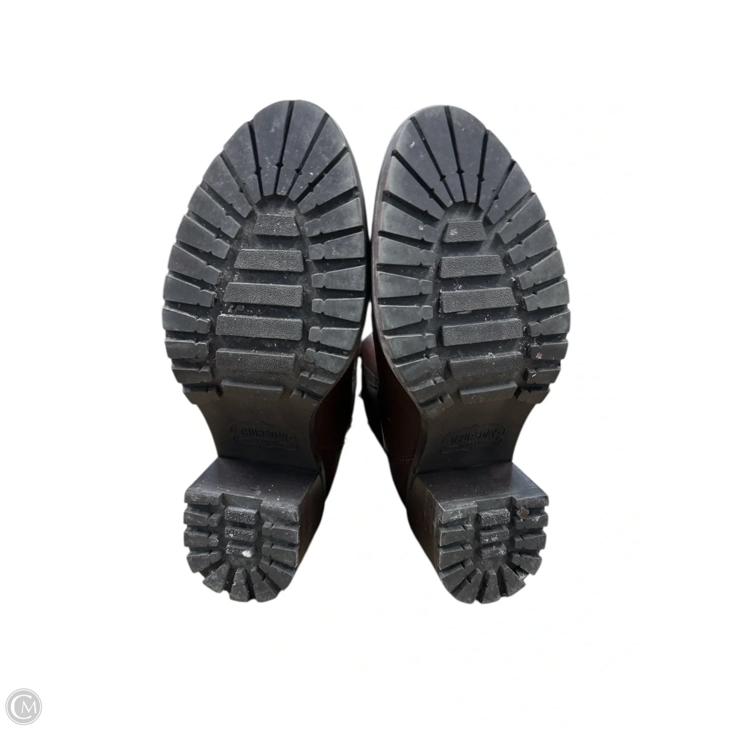 Boots Ankle Heels By Cma In Brown, Size: 7.5