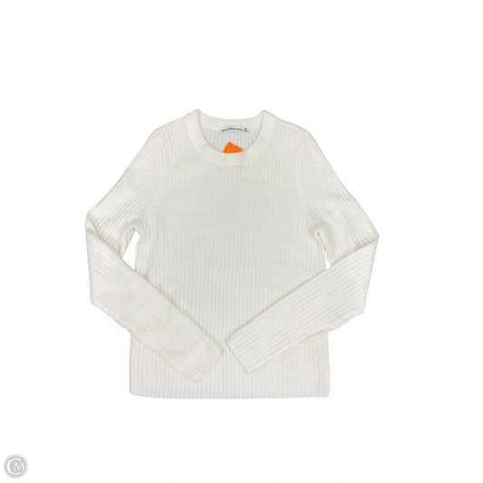 Sweater By Abercrombie And Fitch In Cream, Size: M