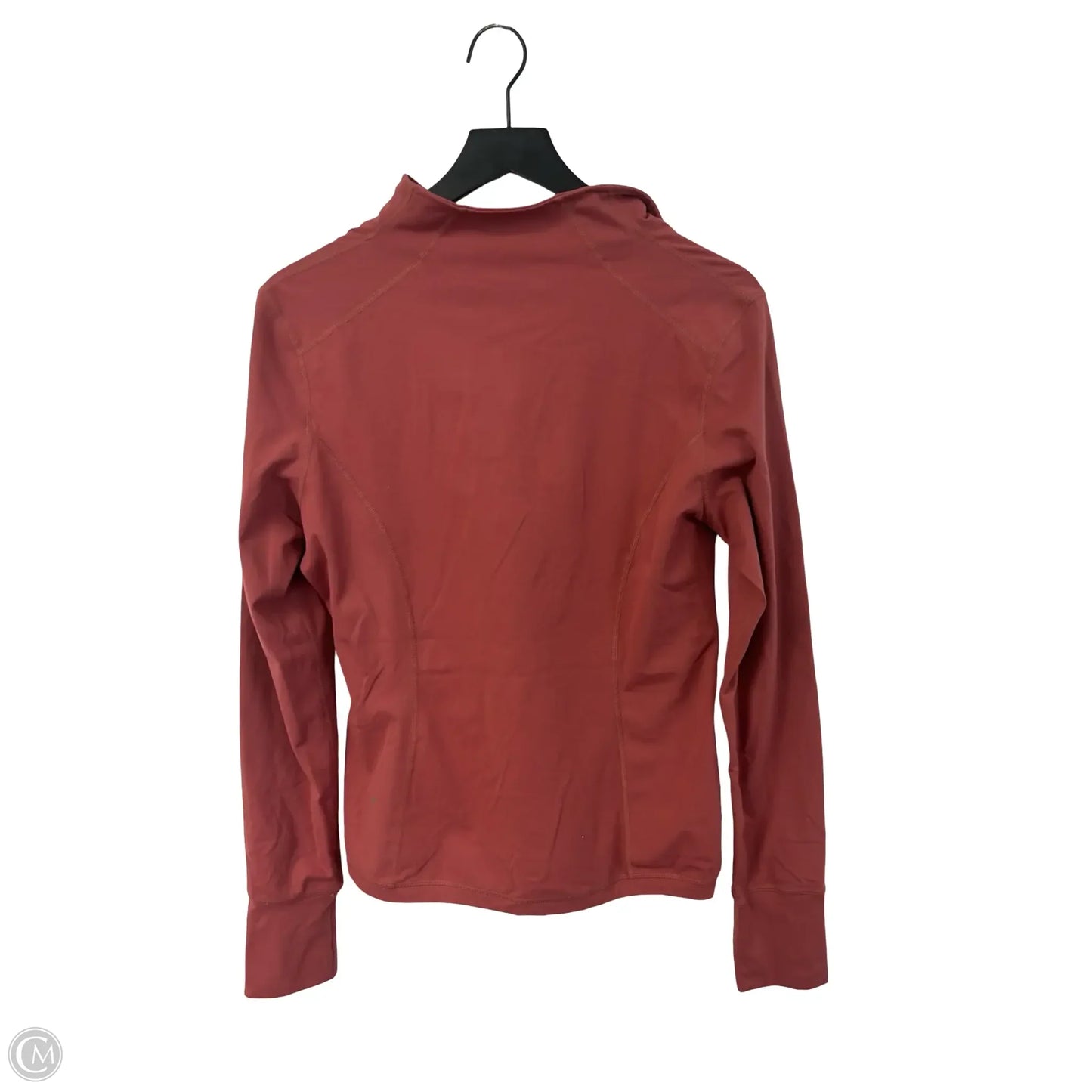 Athletic Top Long Sleeve Collar By Zyia In Pink, Size: L