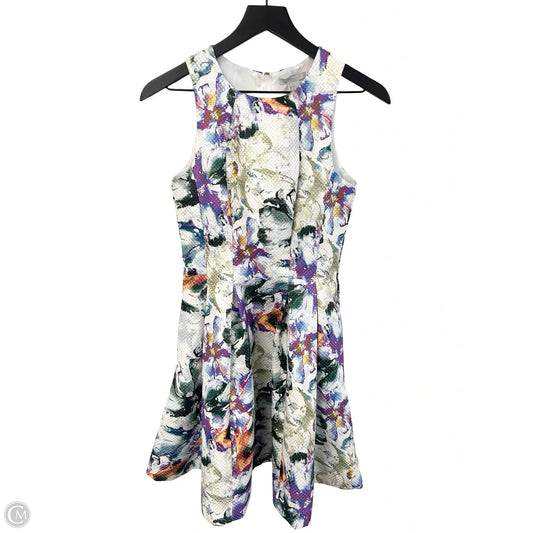 Dress Casual Short By H&m In Floral Print, Size: 4