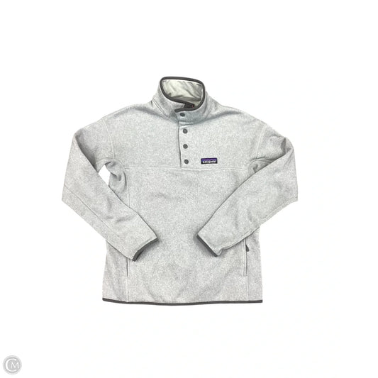 Sweatshirt Collar By Patagonia In Grey, Size: S