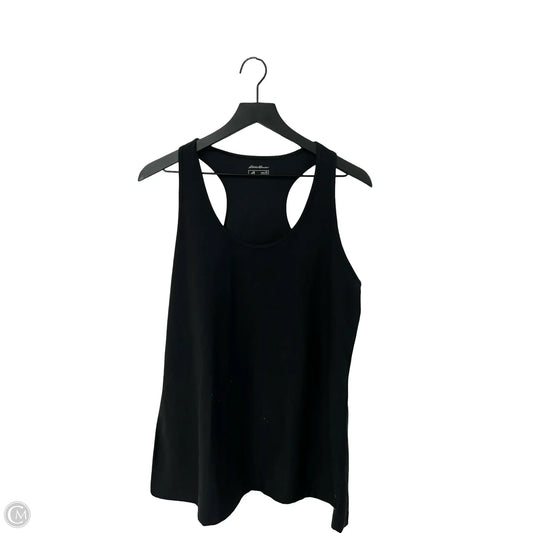 Athletic Tank Top By Eddie Bauer In Black, Size: Xl
