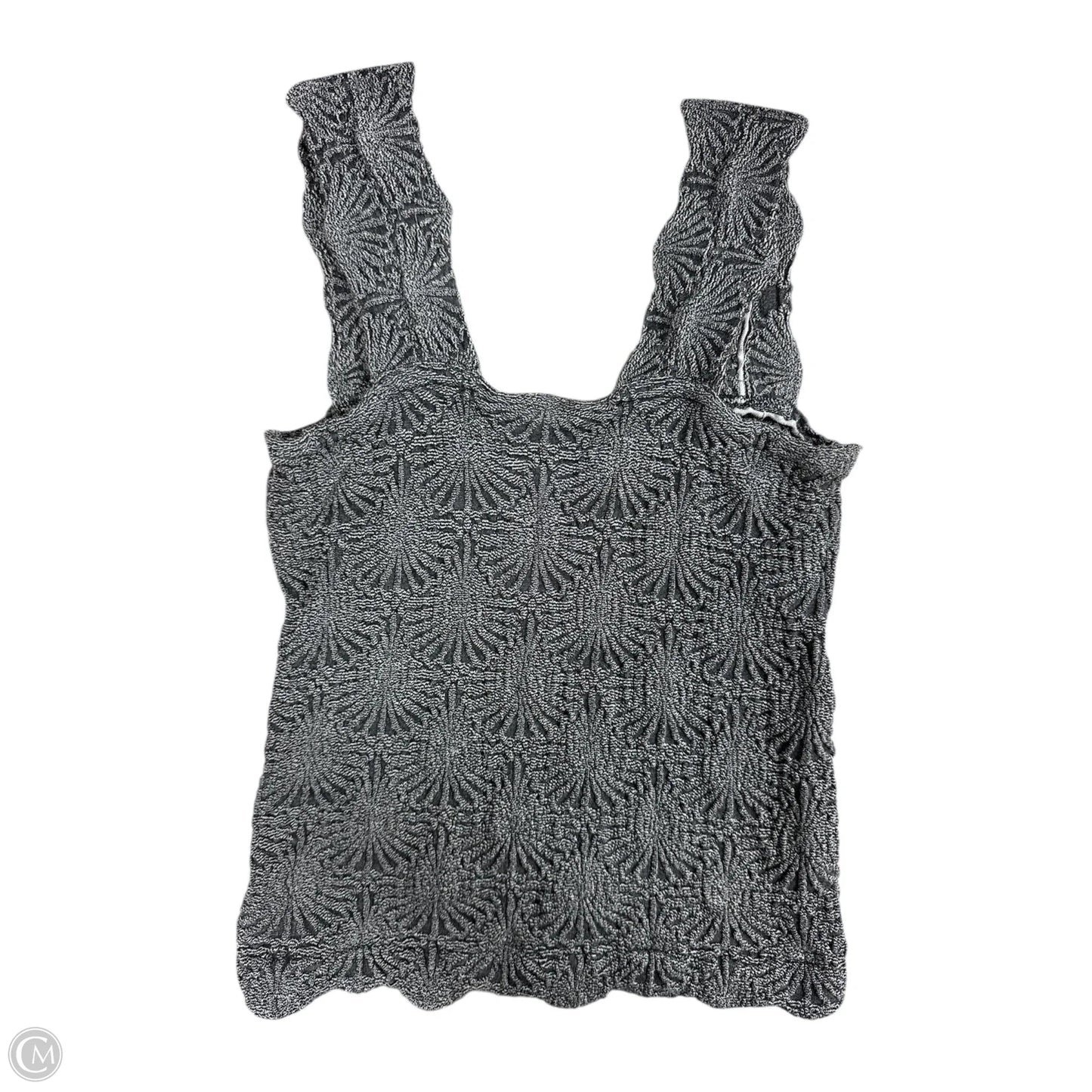 Top Sleeveless By Free People In Grey, Size: M