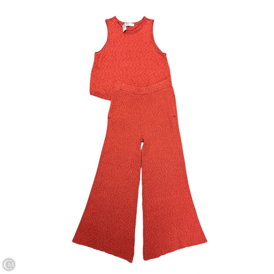 Pants Set 2pc By Free People In Orange, Size: L