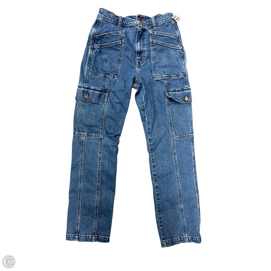 Jeans Straight By Madewell In Blue Denim, Size: 4