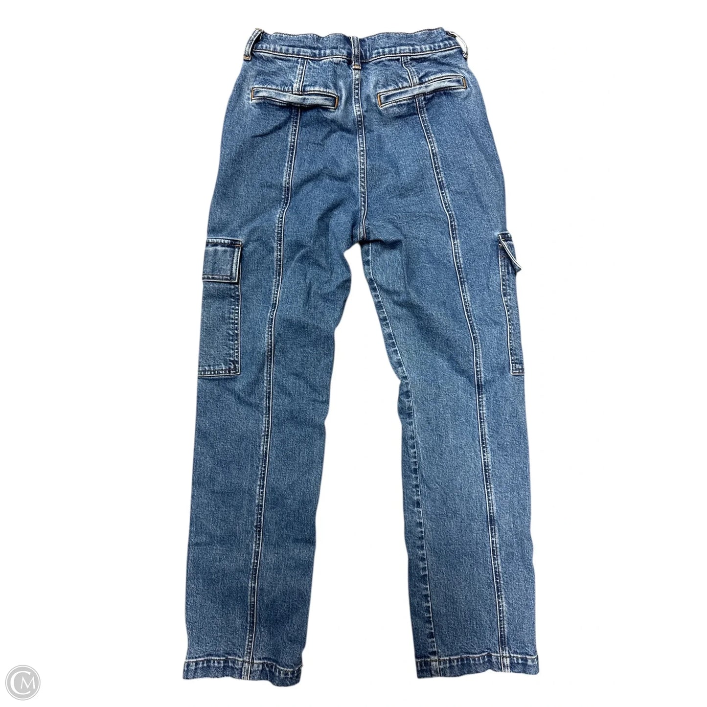Jeans Straight By Madewell In Blue Denim, Size: 4