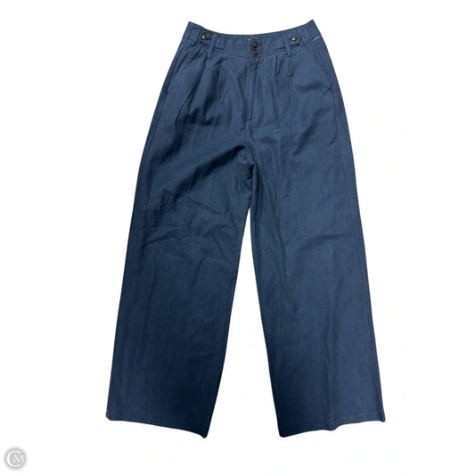 Pants Wide Leg By Madewell In Blue, Size: 2