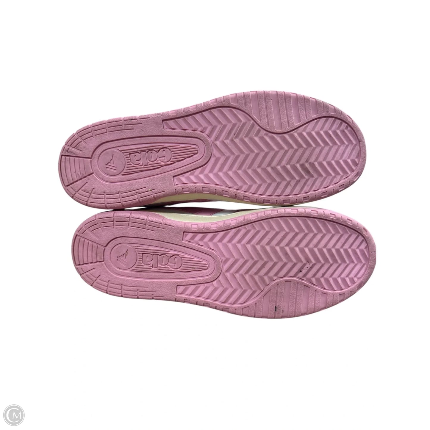 Shoes Sneakers By Gola In Pink & White, Size: 8