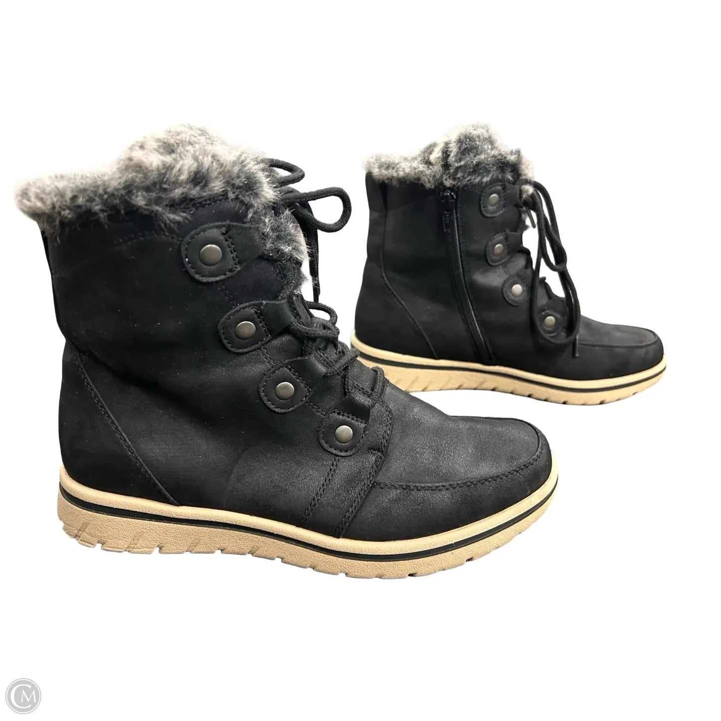Boots Snow By Cliffs By White Mountain In Black, Size: 8.5