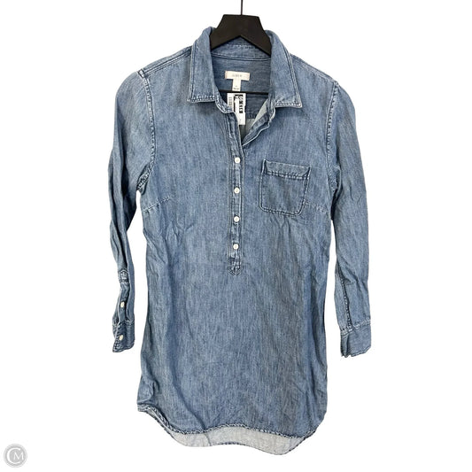 Dress Casual Short By J. Crew In Blue Denim, Size: 8