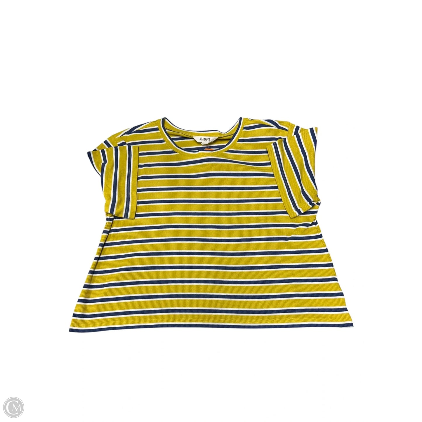 Top Short Sleeve By Bb Dakota In Blue & Green, Size: S