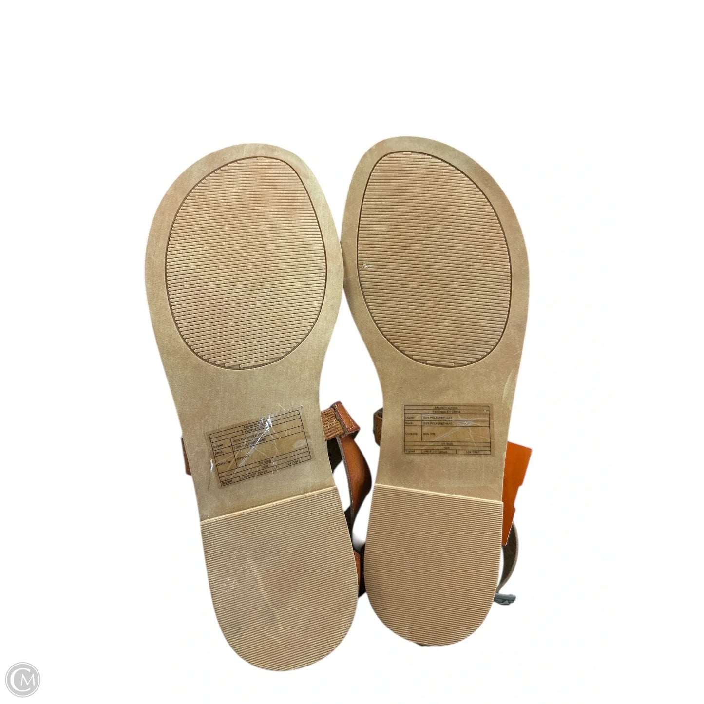 Sandals Flats By Torrid In Tan, Size: 10