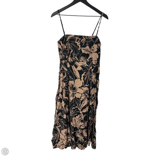 Dress Casual Midi By Gap In Black & Brown, Size: M