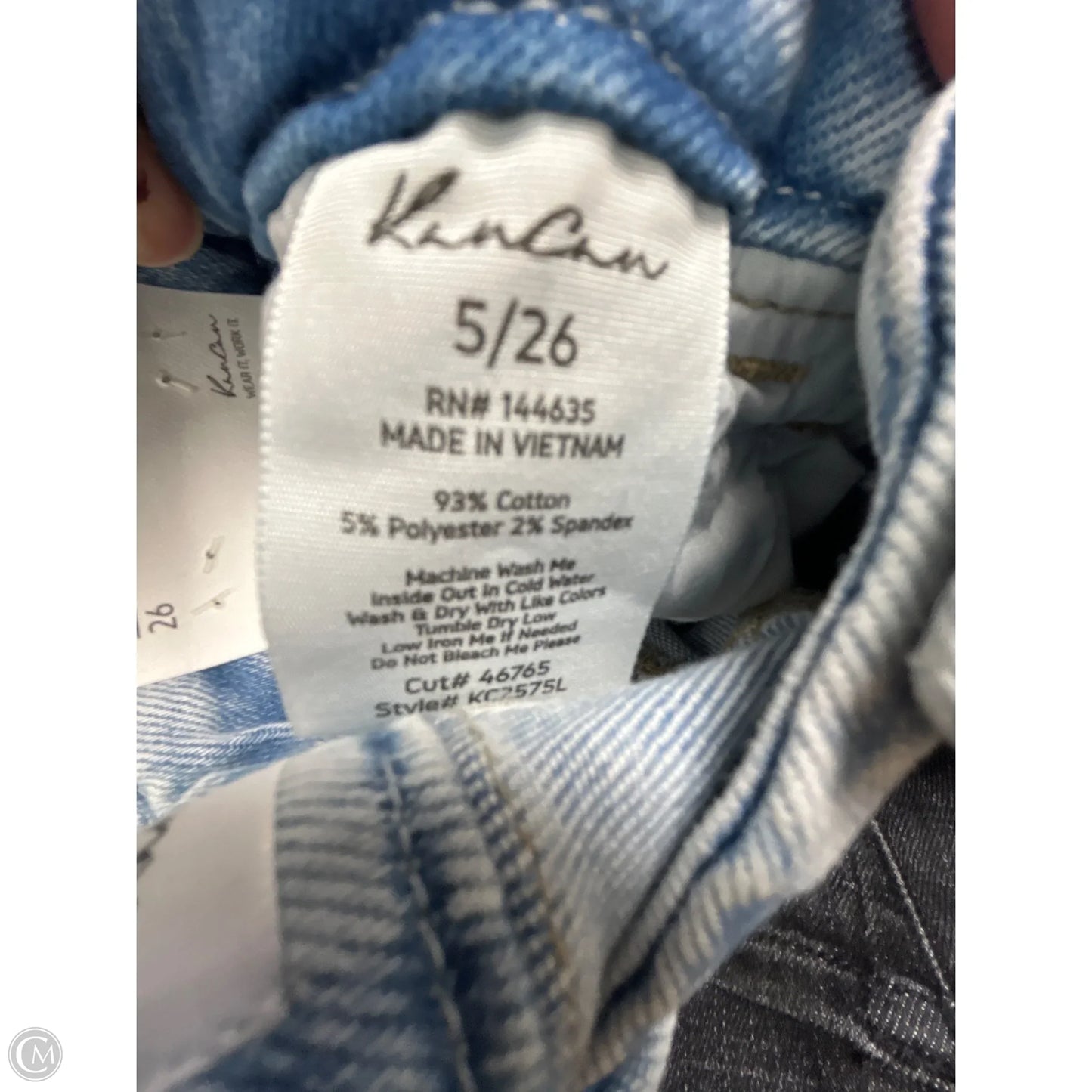 Jeans Flared By Kancan In Blue Denim, Size: 2