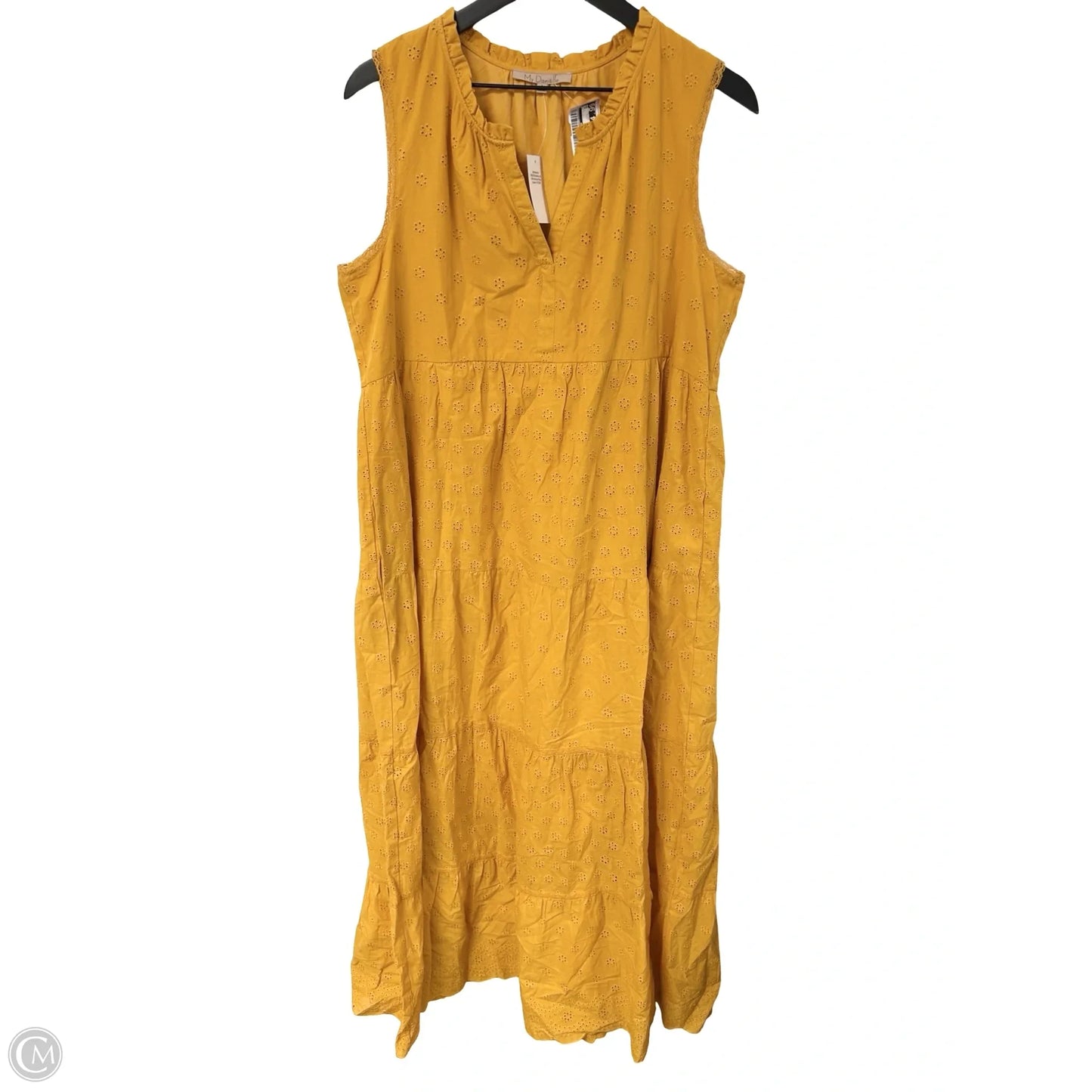 Dress Casual Maxi By Clothes Mentor In Yellow, Size: L