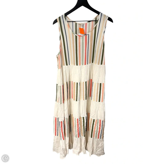 Dress Casual Maxi By Clothes Mentor In Multi-colored, Size: Xl