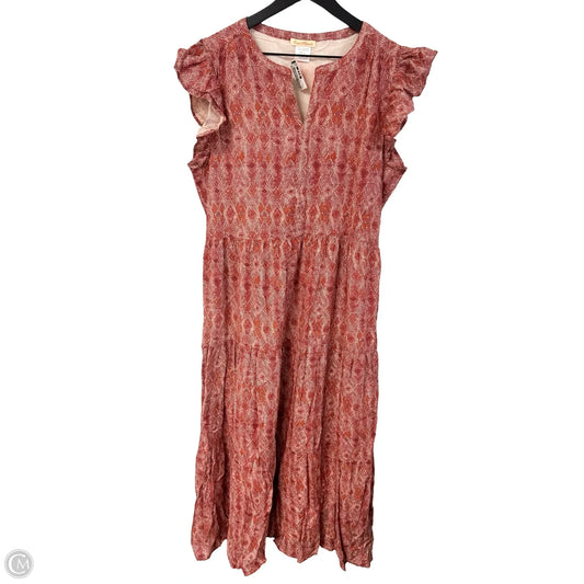 Dress Casual Maxi By Clothes Mentor In Red, Size: Xl