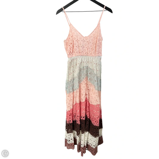 Dress Casual Maxi By Cma In Pink & Purple, Size: S