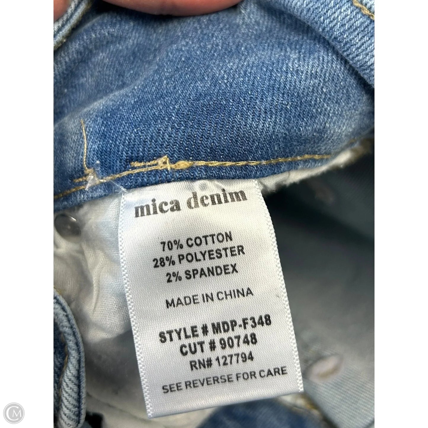 Jeans Flared By Cmc In Blue Denim, Size: 0