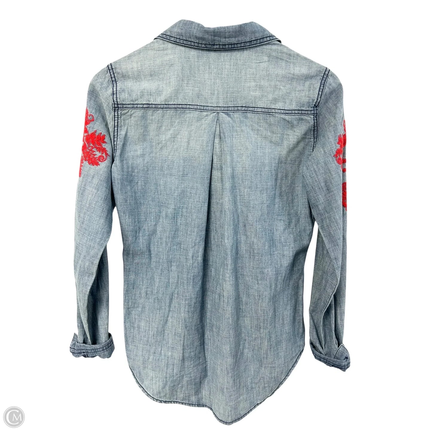 Blouse Long Sleeve By Sundance In Blue, Size: Xs